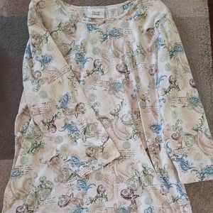 Blue, green, brown pattern